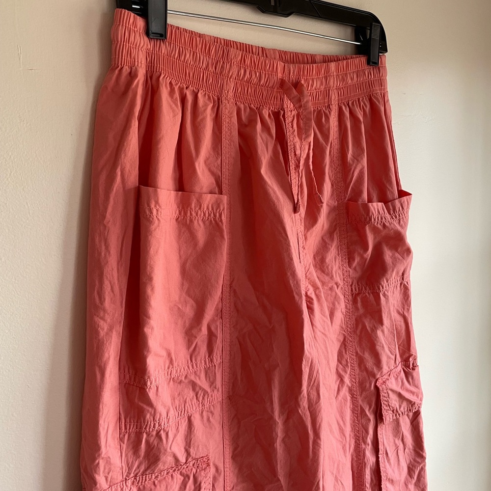 Aerie Elastic Waist Lightweight Cargo Pants Size S - Picture 2 of 7
